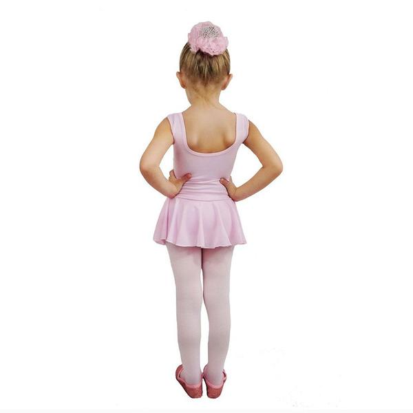 Imagem de Collant Ballet Com Saia Ritmus Regata Aurora Infantil