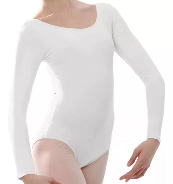 Imagem de Collant Manga Longa Ballet Preto- Roupa de Balé Infantil