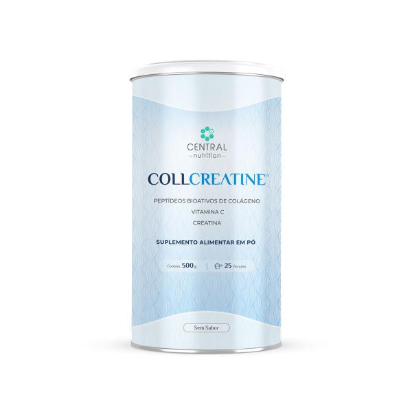 Imagem de Collcreatine colágeno com creatina sem sabor 500g  central nutrition