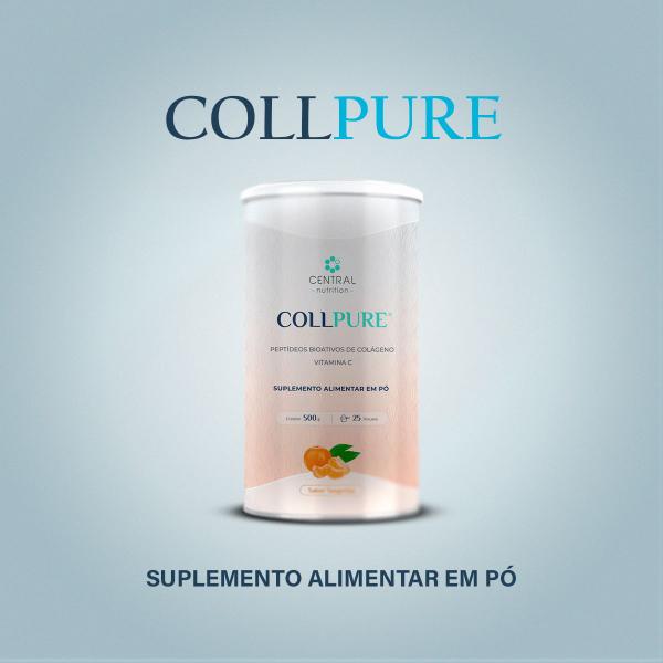 Imagem de Collpure sabor tangerina 500g central nutrition