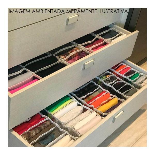 Imagem de Colmeia Organizadora Para Bebês Closet Guarda Roupa 10 Divisórias Grande