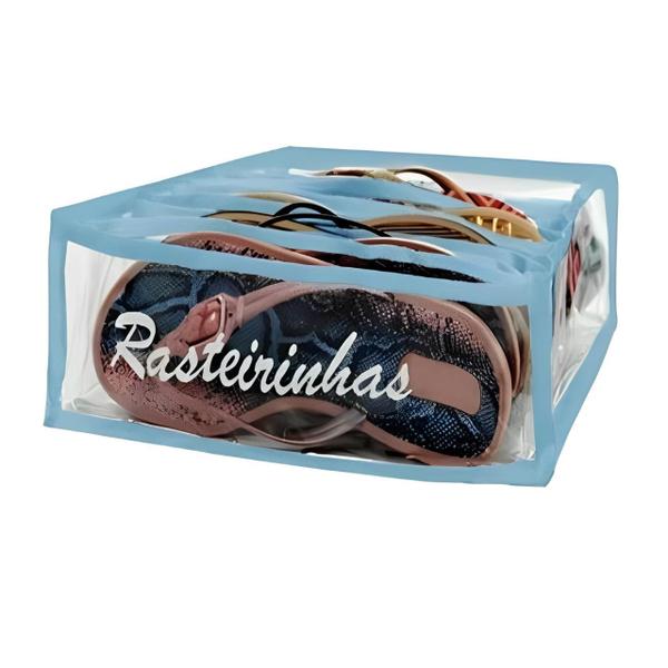 Colmeia Organizadora para Rasteirinhas e Chinelos - Azul - VB HOME Imagem de Colmeia Organizadora para Rasteirinhas e Chinelos - Azul