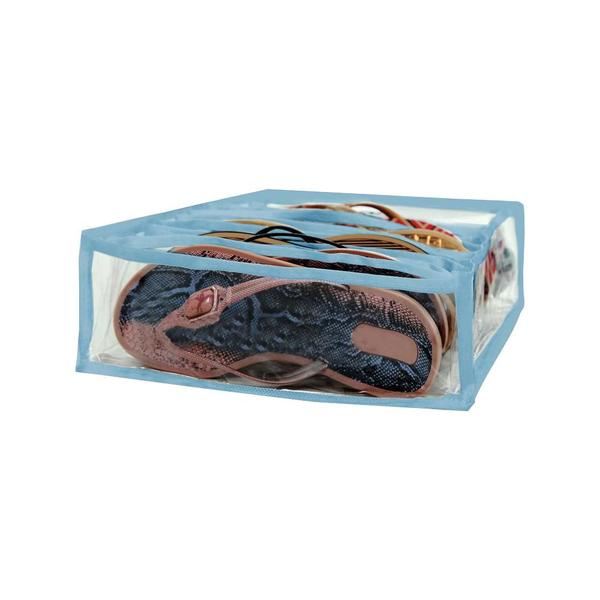 Colmeia Organizadora para Rasteirinhas e Chinelos - Azul - VB HOME Imagem de Colmeia Organizadora para Rasteirinhas e Chinelos - Azul