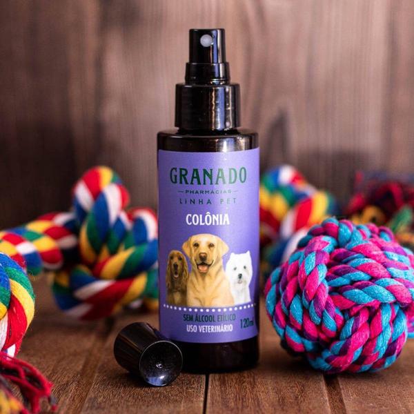 Imagem de Colônia Pet para Cães e Gatos 120ml Perfume Água Granado