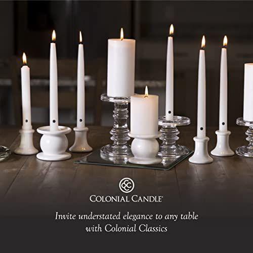 Imagem de Colonial Candle Classic Tapers, 8-Inch, Mulberry - Pacote de 12