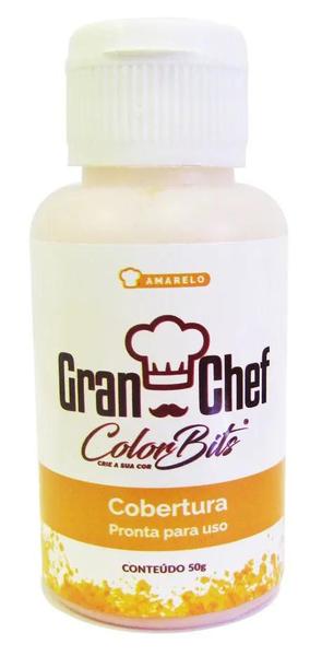 Color bits cobertura 50g gran chef - Amarelo Imagem de Color bits cobertura 50g gran chef - Amarelo