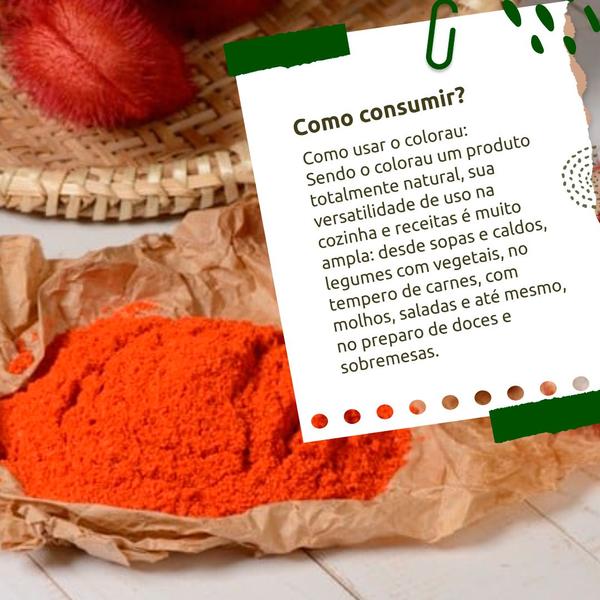 Imagem de Colorau ( Urucum ) em pó Premium 500g