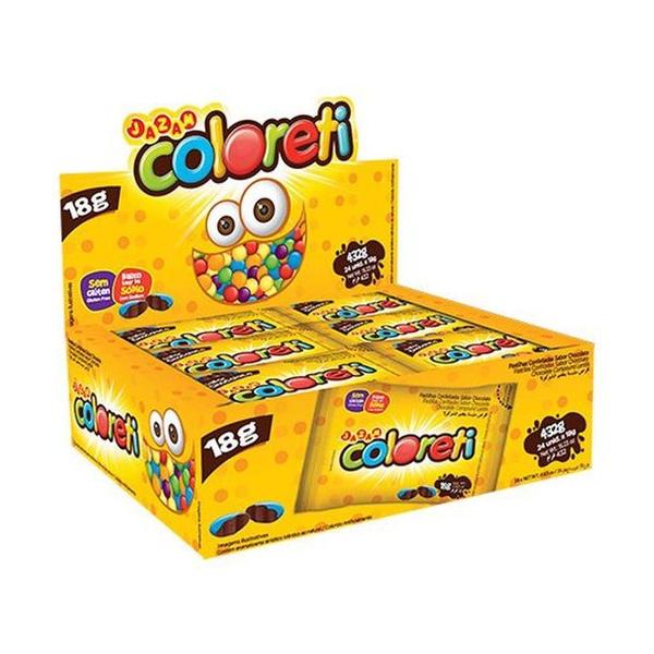Coloreti Display 24x18g 432g Jazam Imagem de Coloreti Display 24x18g 432g Jazam