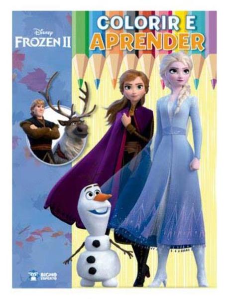 Imagem de Colorir e aprender disney - frozen 2 - RIDEEL EDITORA ( BICHO ESPERTO )