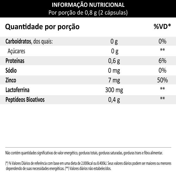 Imagem de Colosfort lactoferrin plus 30 capsulas 400mg  vitafor