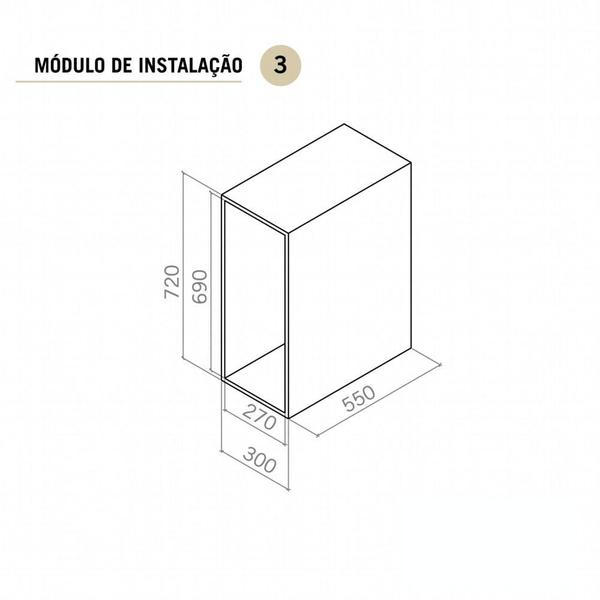 Imagem de Coluna Baixa 670x510 mm Organize Masutti Copat