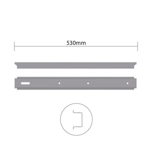 Imagem de Coluna Grade Traseira Infereior 530 Mm Ecoplate 2 Carreta