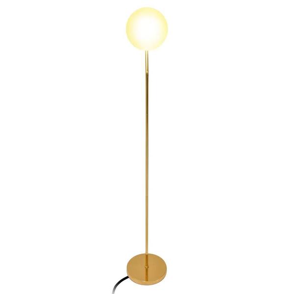 Imagem de Coluna viva dourado e branco (d)25cm (a)160cm 1xe27 bolinha 5w - sq008