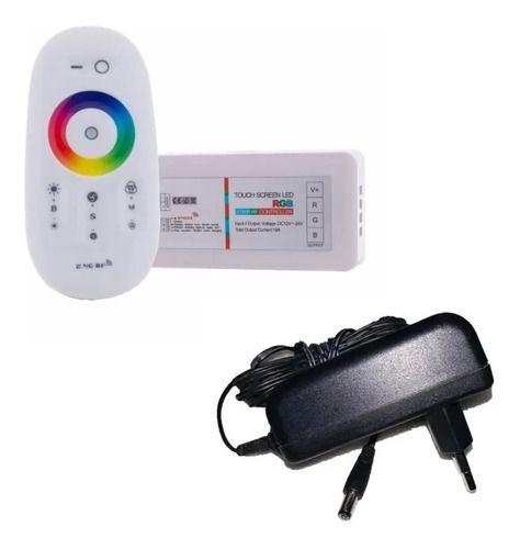 Imagem de Comando Led Piscina Modulo Rgb Controle Touch + Fonte 12v