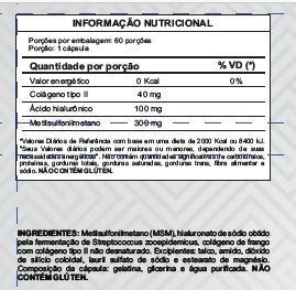 Imagem de Combate dores MSM + Colágeno tipo II + Ácido hialurônico 60 Triptofano 60 cápsulas Lot Nutrition