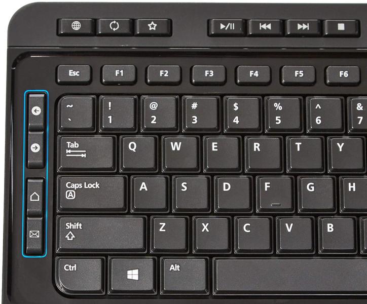 Imagem de Combinação de teclado e mouse sem fio Amazon Basics Black