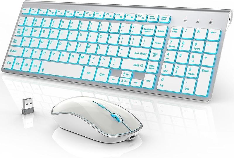 Imagem de Combinação de teclado e mouse sem fio JOYACCESS J com retroiluminação