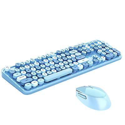 Imagem de Combinação de teclado e mouse sem fio, teclado sem fio fofo,