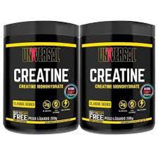 Imagem de Combo 02x Creatine Creatina Monohydrate 200g cada - Universal