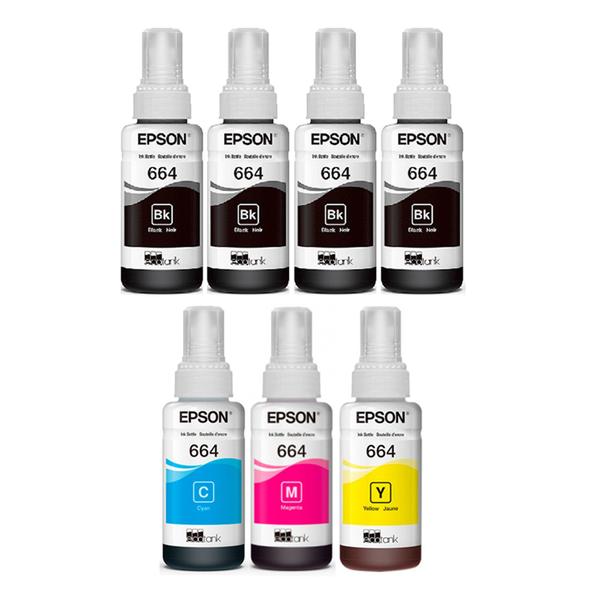 Imagem de COMBO 07 Tinta Original L120 L1300 L395 664 T644 L396 L355