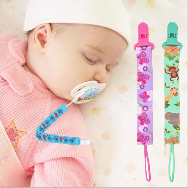 Combo 1 Prendedor De Chupeta Estampado E 1 Mola Pietra Baby Imagem de Combo 1 Prendedor De Chupeta Estampado E 1 Mola Pietra Baby