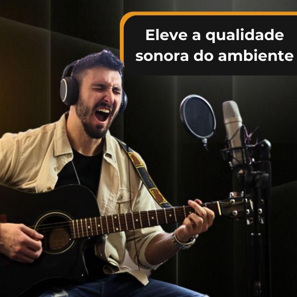 Imagem de Combo 10Un Placa Acústica Para Absorção Musical Em Igrejas