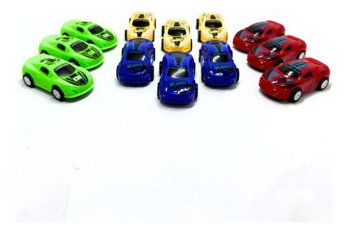 Imagem de Combo 12 Carrinhos Speed Fricção Brinquedo Estilo Hotwheels