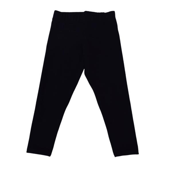 Imagem de Combo 2 Calças Legging Infantil Lisa Escolar Menina Cotton Algodão Tecido Confortável