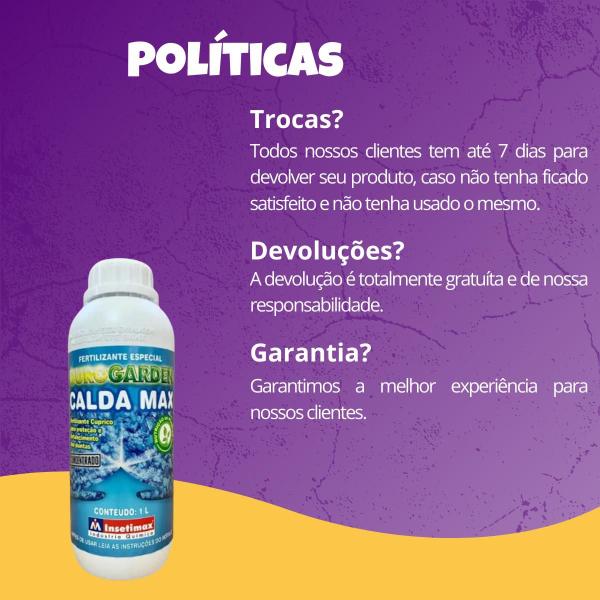 Imagem de Combo 2 Calda Max OuroGarden Insetimax - 1 Litro