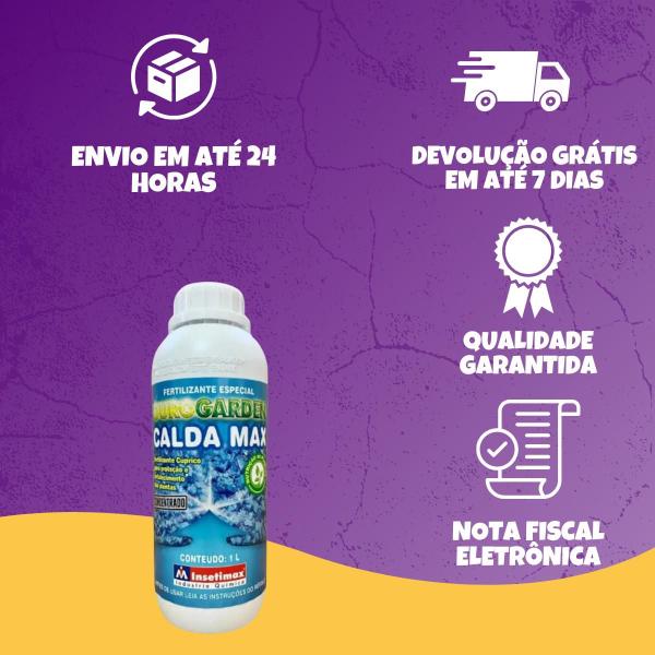 Imagem de Combo 2 Calda Max OuroGarden Insetimax - 1 Litro