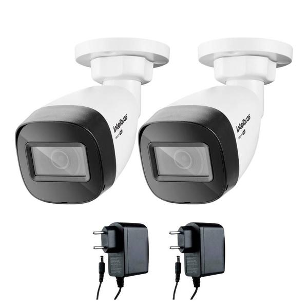 Imagem de Combo 2 Câmeras Intelbras VHD 1130 B HD 720p Bullet 2.8mm Visão Noturna 30m Resistente à Chuva IP67 02 com Fonte de Alimentação