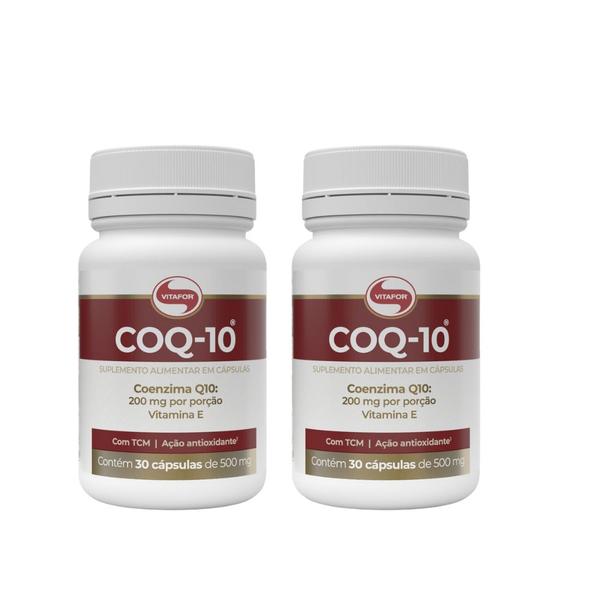 Imagem de Combo 2 Coenzima Q10 200mg 30 caps. Vitafor