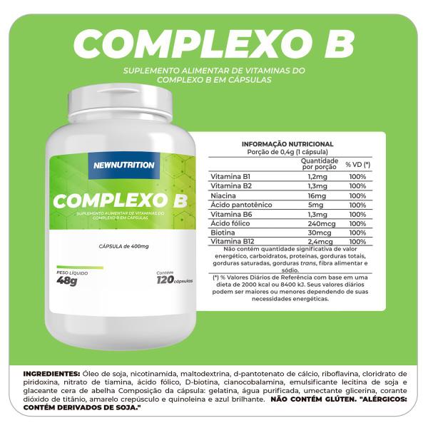 Imagem de Combo 2 Complexo B - 120 Cápsulas NEWNUTRITION