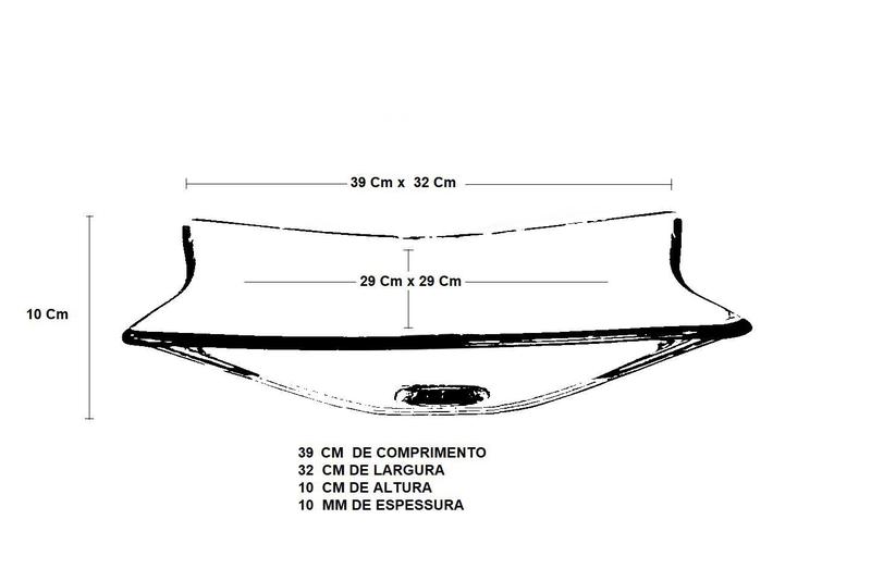 Imagem de Combo 2 em 1  Gabinete de Vidro 60cm para banheiro Cuba Retangular San Marino + Torneira Algarve 