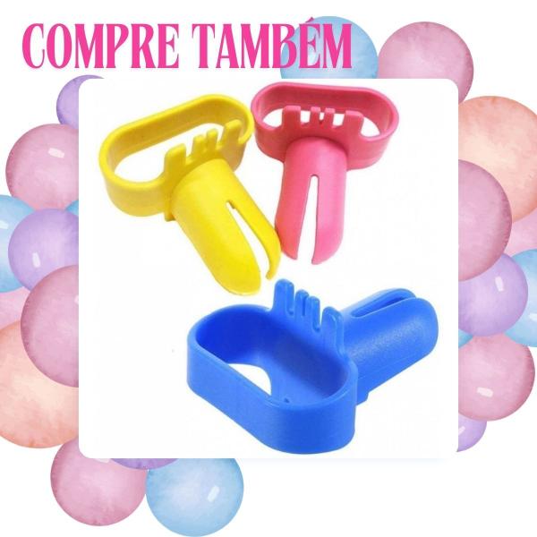 Combo 2 Nó Fácil Adaptador Para Amarrar Balões/bexigas - CRGFESTAS Imagem de Combo 2 Nó Fácil Adaptador Para Amarrar Balões/bexigas