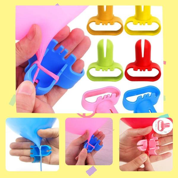 Combo 2 Nó Fácil Adaptador Para Amarrar Balões/bexigas - CRGFESTAS Imagem de Combo 2 Nó Fácil Adaptador Para Amarrar Balões/bexigas