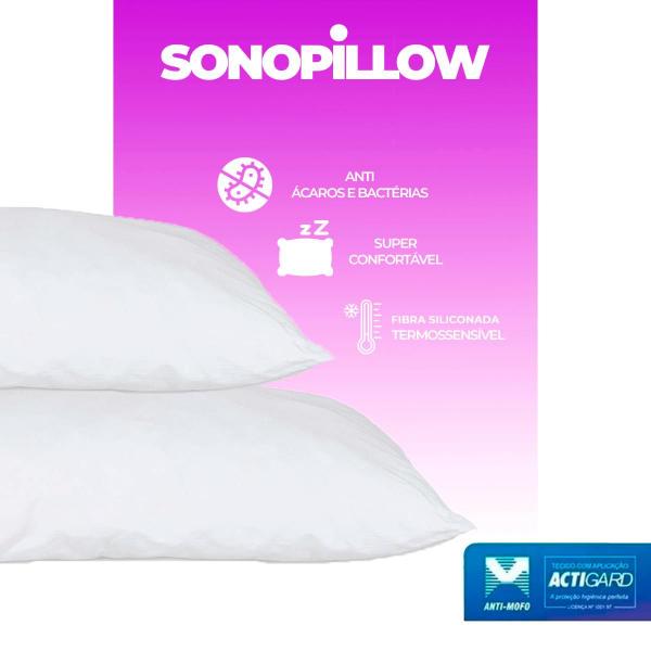 Imagem de Combo 2 Travesseiros Soft Eco PLUMA TOUCH - Sonopillow