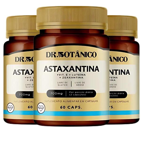 Imagem de Combo 2 un - astaxantina vitamina e 700mg 60caps dr. botânico