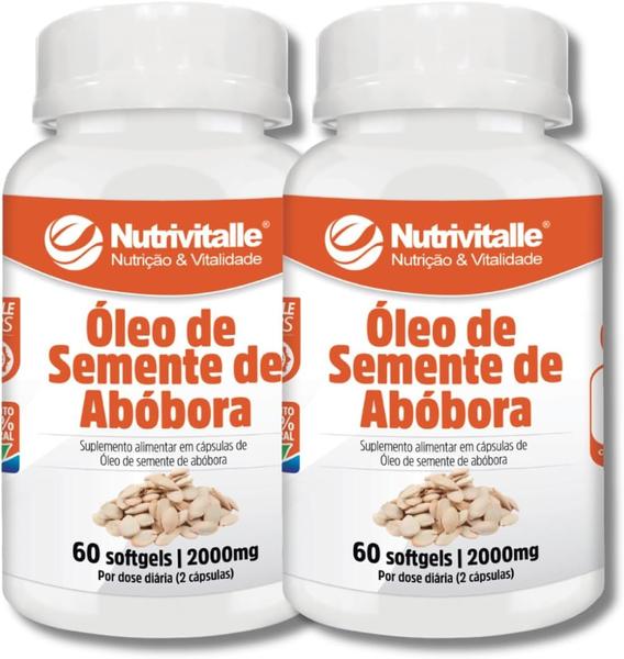 Imagem de Combo 2 Un - Óleo de Semente de Abóbora 60 Softgel Nutrivitalle