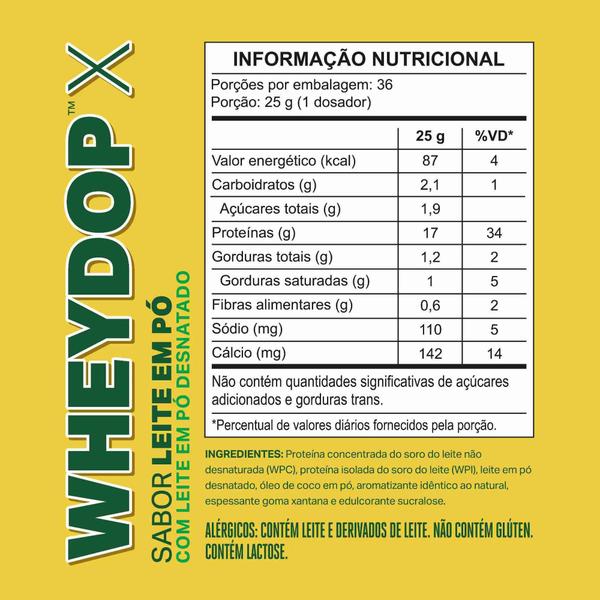 Imagem de Combo 2 x Refil Whey Protein - Elemento Puro - Wheydop - 900g cada