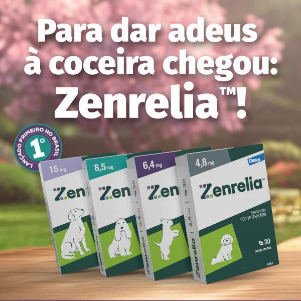 Imagem de Combo 2 Zenrelia 15mg Dermatológico Elanco para Cães - 30 Comprimidos