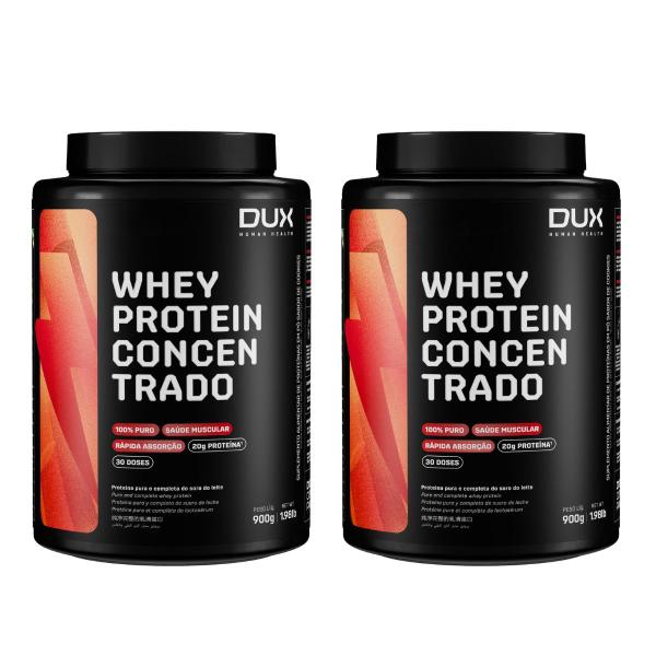 Imagem de Combo 2un Whey DUX Concentrado - Pote 900g Dux Nutrition