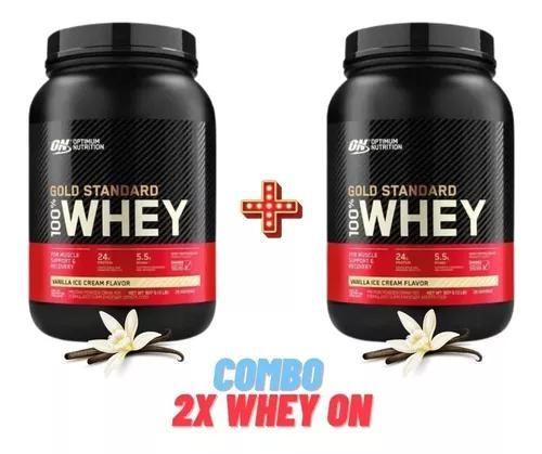 Imagem de Combo 2un Whey Gold Standard - Sabor Baunilha 907g-ON