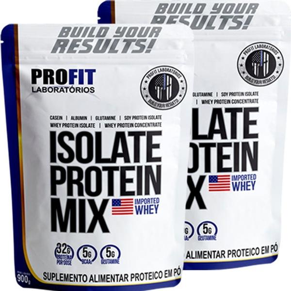 Imagem de Combo 2x Whey Isolate Protein Mix Profit 900g Profit Labs