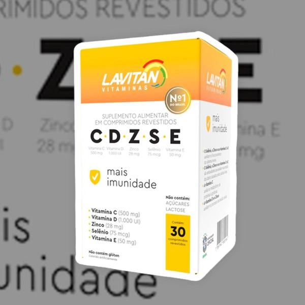 Imagem de Combo 3 caixas Lavitan CDZSE Mais Imunidade 30 Comprimidos - Cimed