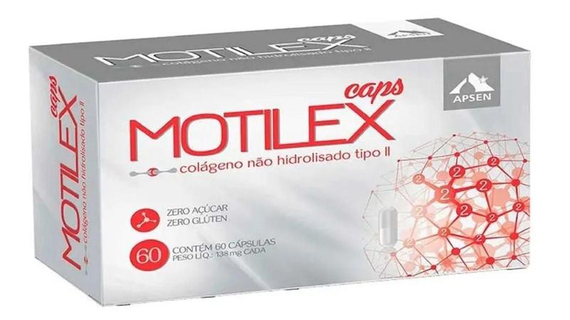 Imagem de Combo 3 caixas Motilex 60 Capsulas ( Colágeno não hidrolisado tipo II ) - Apsen