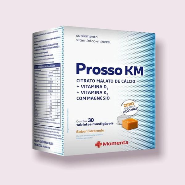 Imagem de Combo 3 caixas prosso Km 30 tabletes mastigaveis sabor caramelo - Momenta