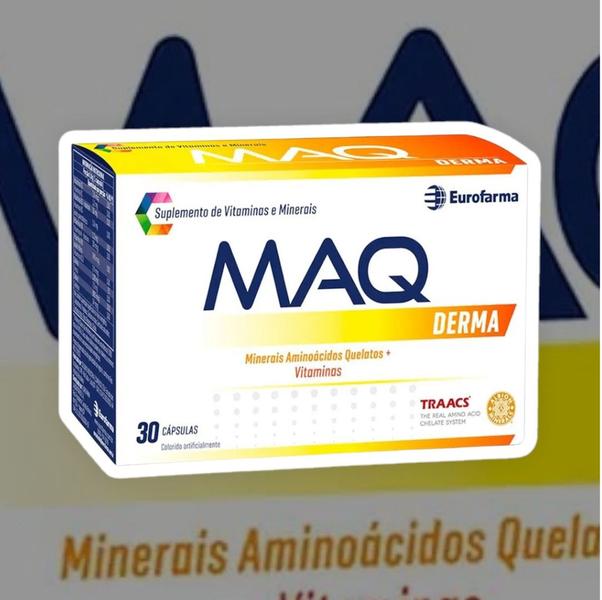 Imagem de Combo 3 caixas Suplemento Vitamínico-Mineral Maq Derma com 30 Cápsulas