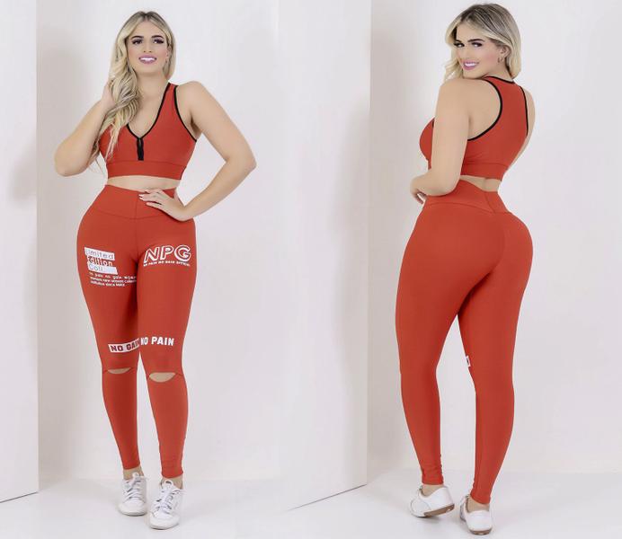 Imagem de Combo 3 Calça Legging Feminina Fitness Corte no Joelho Academia The Start Suplex Oferta Leg