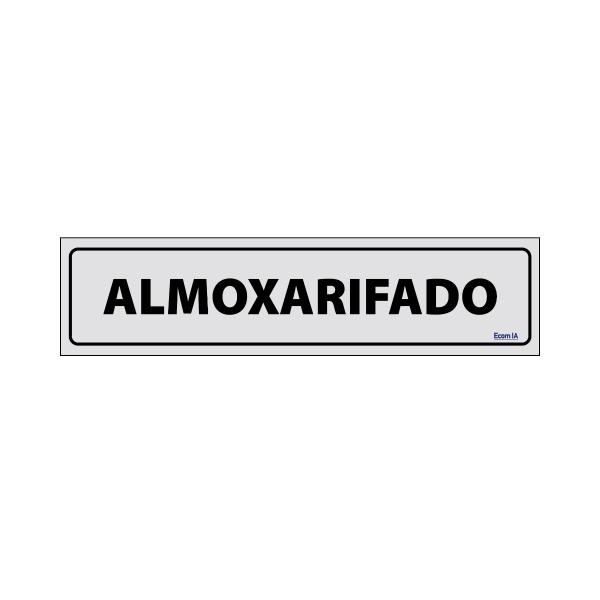 Imagem de Combo 3 Placas De Sinalização Almoxarifado 30x7 Ecom IA - B-508 F9e